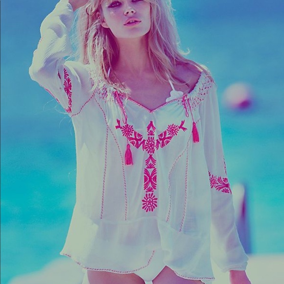 Free People Fondly St. Tropez Shirt - Picture 7 of 7